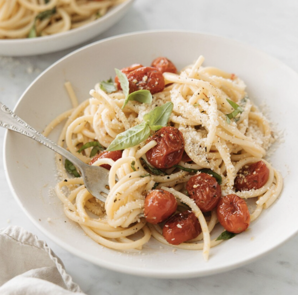 Cherry Tomato Thyme Miso Pasta