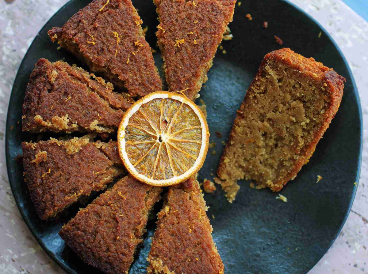 Orange Almond Honey Cake